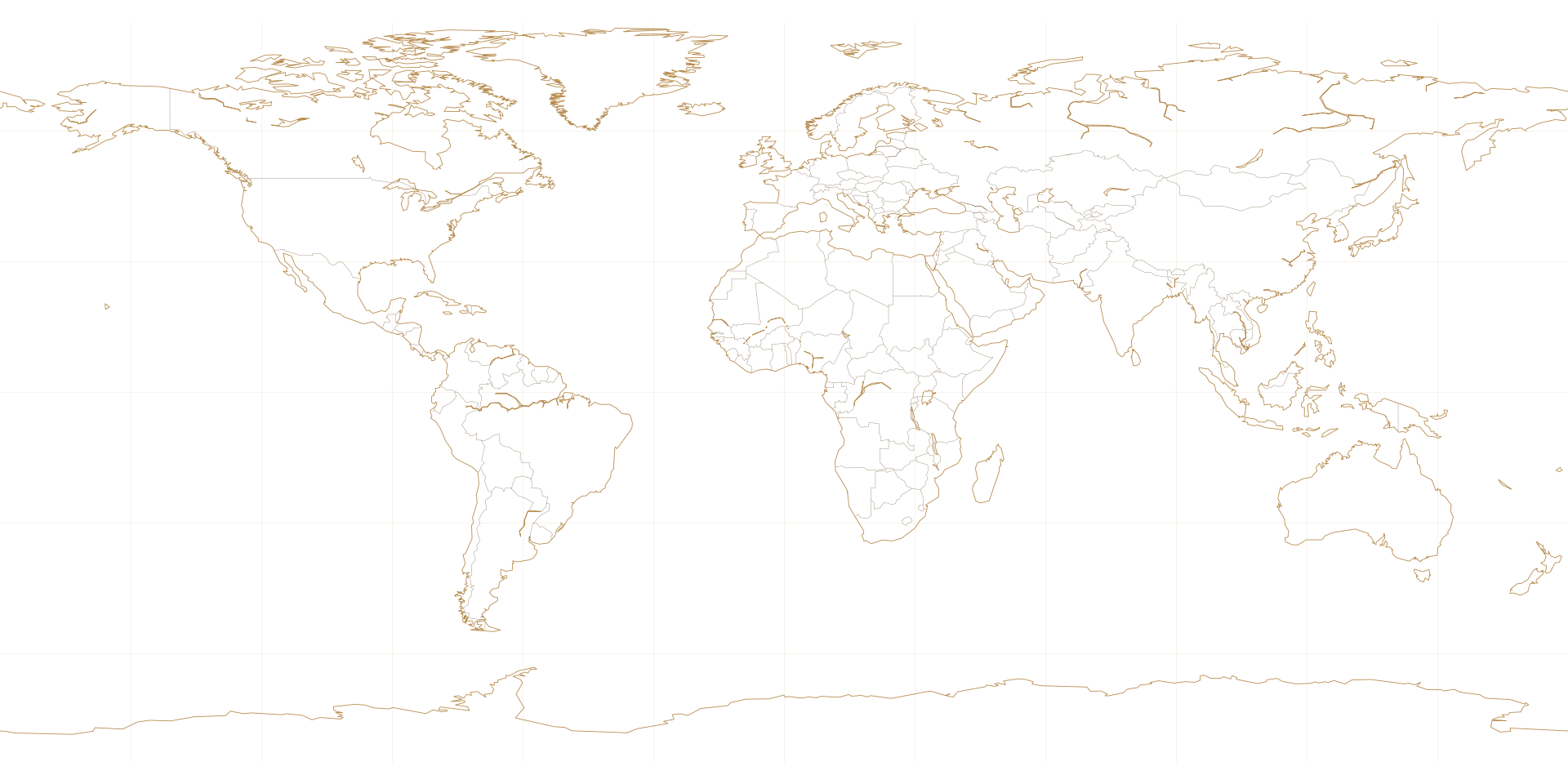 Mappa del mondo con luoghi e dossier dell atlante GENESIS